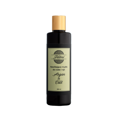 HILMI Nawilżające mydło do ciała i rąk Argan & Oud 250 ml