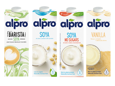 Alpro zestaw degustacyjny Napojów SOJOWYCH 4x1L