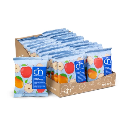 Crispy Natural Jabłko z sokiem z mango ZESTAW 24 x 18 g 