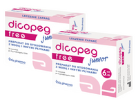 Dicopeg Free Junior ułatwia wypróżnianie DLA DZIECI ZESTAW 2 x 30 saszetek
