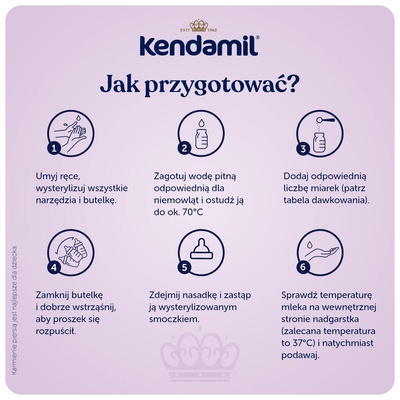 Kendamil Mleko początkowe Premium 1 od urodzenia 800 g