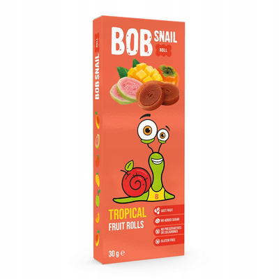 Bob Snail Rollsy owocowe Mango Persymona Guawa 30 g