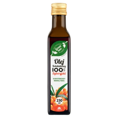 TABFARM Olej Rokitnikowy Syberyjski 100 % ODPORNOŚĆ, KWASY TŁUSZCZOWE 250 ml