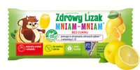 Zdrowy lizak dla dzieci mniam mniam z WITAMINAMI różne smaki mix ZESTAW ŁEZKA 8 sztuk