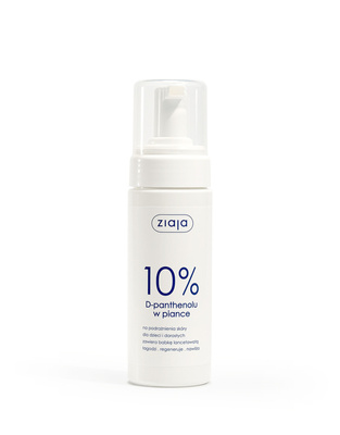 Ziaja krem łagodzący 10% D-panthenolu w piance 150ml