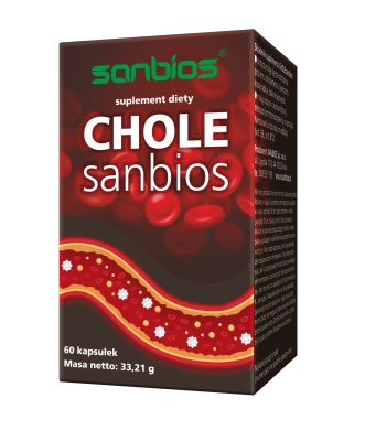 Sanbios Chole Sanbios CHOLESTEROL MIAŻDŻYCA 60 kapsułek