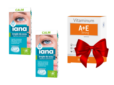 IANA Calm krople do oczu łagodzące podrażnienia ZESTAW 2 x 10 ml + GRATIS!