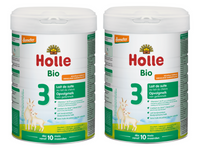 Holle 3 BIO Mleko kozie dla niemowląt od 10. miesiąca ZESTAW 2x800g + KASZKA GRATIS!