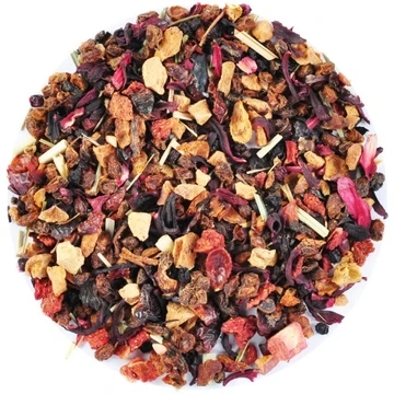 Zielony bazar owocowa herbata wzmocnienie idealna na jesień 50 g