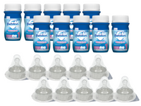 Bebilon Prosyneo HA 1 Mleko początkowe dla niemowląt od urodzenia w płynie RTF 10 x 90 ml + 10 jednorazowych smoczków krótka data