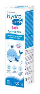 Hydromarin Baby spray do nosa dla niemowląt woda morska 100 ml