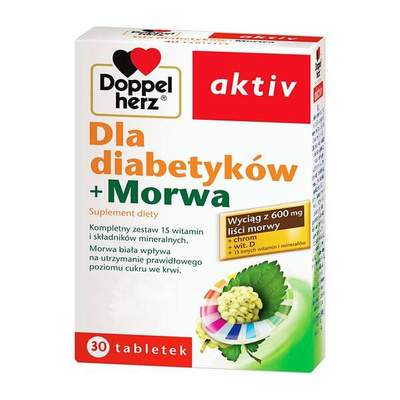 Doppelherz Aktiv Dla diabetyków + Morwa 30tab