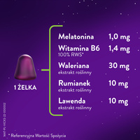 Vicks ZzzQuil Natura żelki z melatoniną owoce leśne 30 sztuk