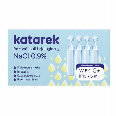 Katarek roztwór soli fizjologiczny NaCl 0,9% 10 x 5 ml