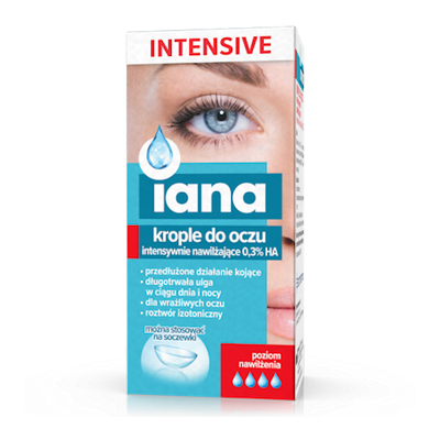 Starpharma Iana krople do oczu intensive 0,3% HA ZESTAW 2 x 10 ml + GRATIS!