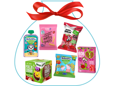 Pysznie i naturalnie zestaw zdrowych słodyczy dla dzieciaków ŚWIĄTECZNE PACZKI