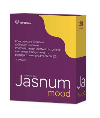 Jasnum mood dla kobiet na nastrój, szafran 30 kapsułek