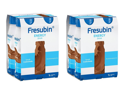 Fresubin® Energy Drink, smak czekoladowy, 8 x 200 ml.  Żywność specjalnego przeznaczenia medycznego. Dieta na Start
