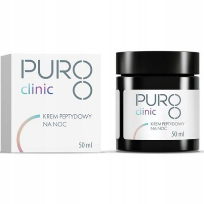 Puroo Clinic krem peptydowy na noc ujędrnia odżywia anty aging 50 ml