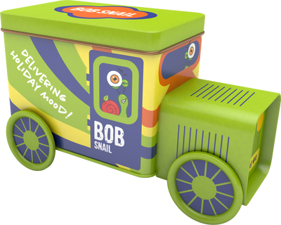 Bob Snail Lokomotywa ze zdrowymi przekąskami i zabawką KOLOR LOSOWY 1 sztuka