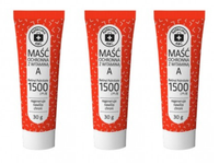 Apteczka ABC Maść ochronna z witaminą A chroni i pielęgnuje suchą skórę ZESTAW 3 x 30 g