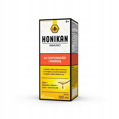 Honikan immuno miodowy syrop ODPORNOŚĆ 120 ml