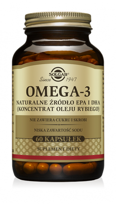 Solgar Omega 3 naturalne źródło EPA i DHA 60kap