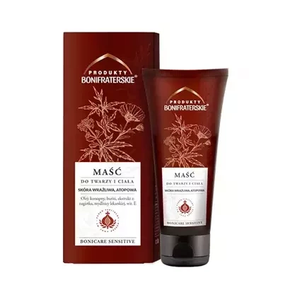 Bonicare Sensitive maść do twarzy i ciała - skóra wrażliwa, atopowa 100ml