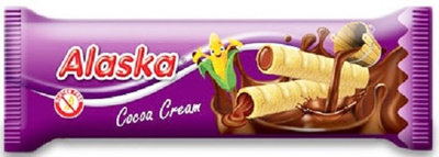 Alaska bezglutenowe, kukurydziane rurki z kremem kakaowym ZESTAW 10 x 18 g