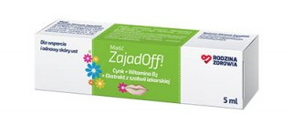 Rodzina Zdrowia ZajadOff! maść na ZAJADY, PĘKAJĄCE USTA 5 ml