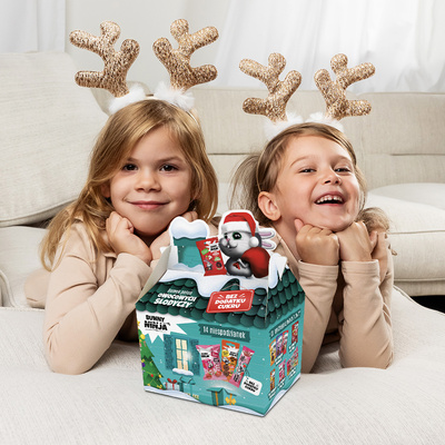 Bunny Ninja Świąteczny box IDEALNY NA PREZENT owocowe słodycze bez dodatku cukru