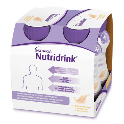 Nutridrink o smaku waniliowym ZESTAW 8 x 125 ml