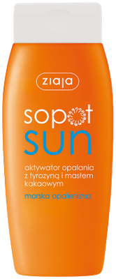 Ziaja Sopot Sun aktywator opalania z tyrozyną i masłem kakaowym 150 ml