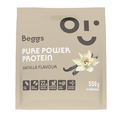 BEGGS napój białkowy w proszku smak waniliowy DUŻO BIAŁKA 550 g