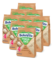 BoboVita Porcja Zbóż Kaszka bezmleczna manna ZESTAW 9x170g