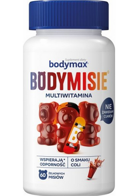 Bodymax Bodymisie żelki owocowe + cola 2 szt + PLASTRY GRATIS!