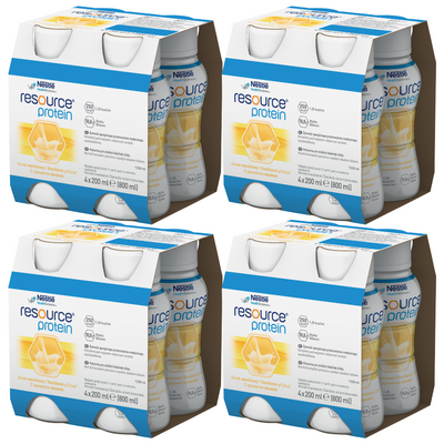 Nestlé Resource Protein Preparat odżywczy w płynie smak waniliowy 16 x 200 ml