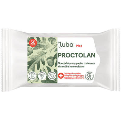 LUBA Specjalistyczny nawilżany papier toaletowy dla osób z hemoroidami 20szt