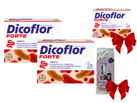 Dicoflor Forte probiotyk 6 milardów bakterii 20 kapsułek 2 + 1 GRATIS + pachnąca zawieszka do auta GRATIS!