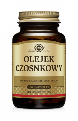 Solgar Olejek czosnkowy 1mg 100kap