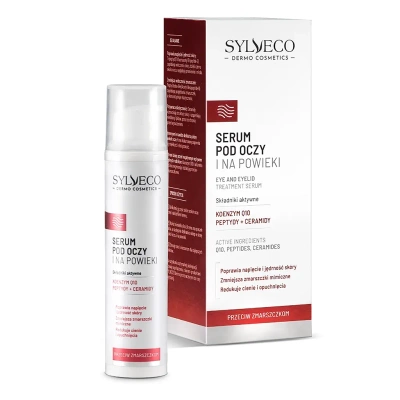 SYLVECO DERMO Serum pod oczy i na powieki ceramidy Q10 peptydy 15 ml