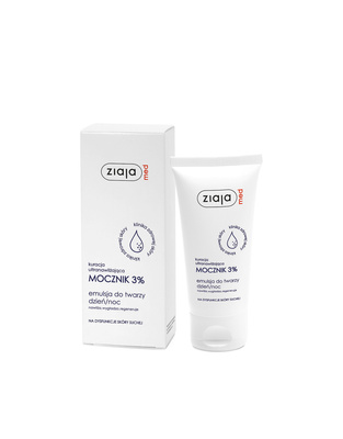 Ziaja kuracja ultranawilżająca mocznik 3% emulsja do twarzy dzień/noc 50 ml