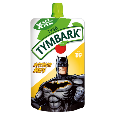Tymbark Batman Mus jabłko banan czarna porzeczka kaki kalamansi pitaja 170 g krótka data