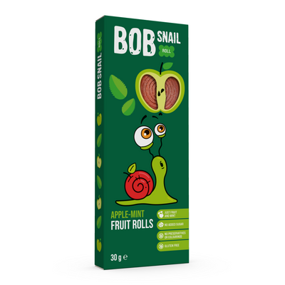 Bob Snail Rollsy owocowe Jabłko Mięta 30 g