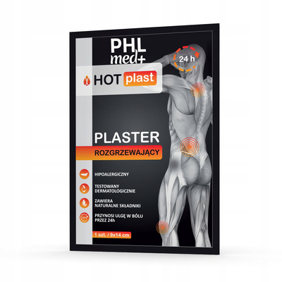 Plaster Rozgrzewający HOT-PLAST 9cm x 14cm 1 sztuka