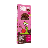 Bob Snail Ciasteczka owocowe w czekoladzie różne smaki zdrowa przekąska 4 x 30 g