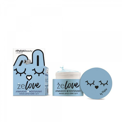 Flos-Lek żeLOVE Marine Water bomb Żel do pielęgnacji twarzy na dzień i na noc 50 ml