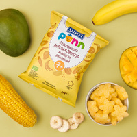 SALVEST Põnn BIO Chrupki mango dla dzieci kształt gwiazdeczek 20 g 