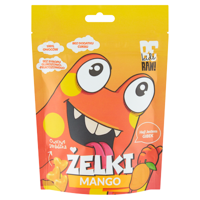 Be Raw! Kids żelki mango 35 g