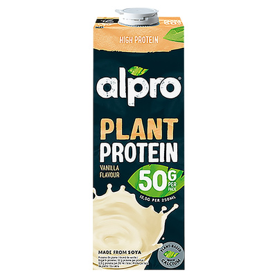 Alpro Napój sojowy o smaku waniliowym proteinowy wysokobiałkowy 1 L